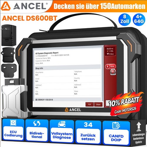 Ancel ds600bt kfz - ancel,