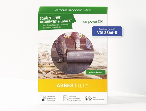Asbest testkit - testkit, 0,1%