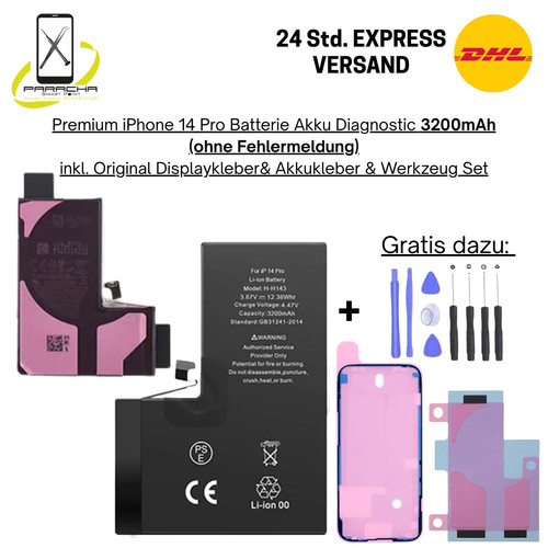 Für iphone pro batterie - 14,
